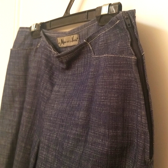 La Mode Est A Vous Denim/Jeans Gaucho/Culottes Wide leg Size US 30 or EU 40 - Picture 5 of 10